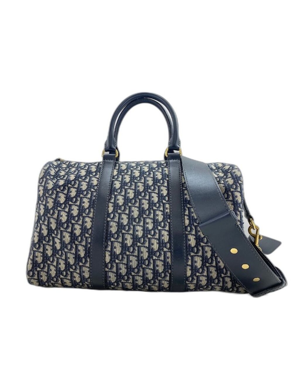 Dior Boston Bag Travel Bags Navy